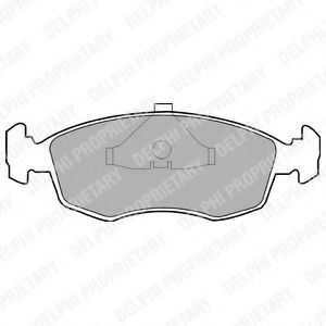 DELPHI LP587 Тормозные колодки для FORD GRANADA (Форд Гранада) DELPHI LP587 Тормозные колодки для FORD GRANADA (Форд Гранада)