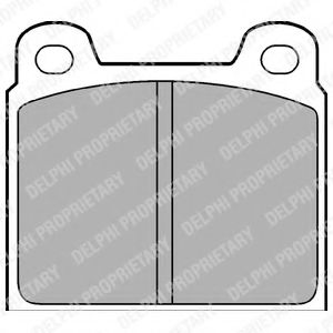 DELPHI LP61 Тормозные колодки для VOLKSWAGEN T3 CARAVELLE (Фольксваген Т3 cараvэллэ) DELPHI LP61 Тормозные колодки для VOLKSWAGEN T3 CARAVELLE (Фольксваген Т3 cараvэллэ)