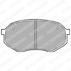 DELPHI LP630 Тормозные колодки для MITSUBISHI STARION (Митсубиши/митсубиси Старион) DELPHI LP630 Тормозные колодки для MITSUBISHI STARION (Митсубиши/митсубиси Старион)