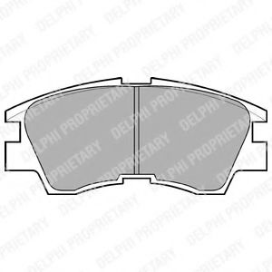 DELPHI LP633 Тормозные колодки для MITSUBISHI MONTERO (Митсубиши/митсубиси Монтэро) DELPHI LP633 Тормозные колодки для MITSUBISHI MONTERO (Митсубиши/митсубиси Монтэро)