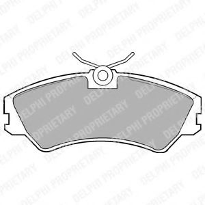 DELPHI LP668 Тормозные колодки для VOLKSWAGEN T4 CARAVELLE (Фольксваген Т4 cараvэллэ) DELPHI LP668 Тормозные колодки для VOLKSWAGEN T4 CARAVELLE (Фольксваген Т4 cараvэллэ)