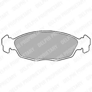 DELPHI LP702 Тормозные колодки для JAGUAR VANDEN PLAS (Ягуар Vандэн плас) DELPHI LP702 Тормозные колодки для JAGUAR VANDEN PLAS (Ягуар Vандэн плас)