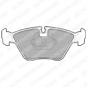 DELPHI LP705 Тормозные колодки для JAGUAR VANDEN PLAS (Ягуар Vандэн плас) DELPHI LP705 Тормозные колодки для JAGUAR VANDEN PLAS (Ягуар Vандэн плас)