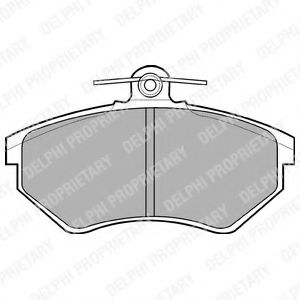 DELPHI LP770 Тормозные колодки для AUDI 90 (Ауди 90) DELPHI LP770 Тормозные колодки для AUDI 90 (Ауди 90)