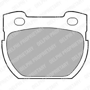 DELPHI LP777 Тормозные колодки для LAND ROVER DEFENDER (Ленд ровер/лэнд ровер Дэфэндэр) DELPHI LP777 Тормозные колодки для LAND ROVER DEFENDER (Ленд ровер/лэнд ровер Дэфэндэр)