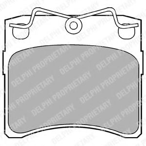 DELPHI LP785 Тормозные колодки для VOLKSWAGEN T4 CARAVELLE (Фольксваген Т4 cараvэллэ) DELPHI LP785 Тормозные колодки для VOLKSWAGEN T4 CARAVELLE (Фольксваген Т4 cараvэллэ)