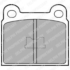 DELPHI LP86 Тормозные колодки для VOLKSWAGEN JETTA I (Фольксваген Жэтта и) DELPHI LP86 Тормозные колодки для VOLKSWAGEN JETTA I (Фольксваген Жэтта и)