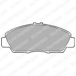 DELPHI LP869 Тормозные колодки для HONDA PRELUDE III (Хонда Прэлудэ 3) DELPHI LP869 Тормозные колодки для HONDA PRELUDE III (Хонда Прэлудэ 3)