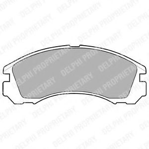 DELPHI LP871 Тормозные колодки для MITSUBISHI MONTERO (Митсубиши/митсубиси Монтэро) DELPHI LP871 Тормозные колодки для MITSUBISHI MONTERO (Митсубиши/митсубиси Монтэро)