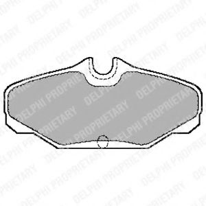DELPHI LP888 Тормозные колодки для FORD USA TAURUS (Форд сша Таурус) DELPHI LP888 Тормозные колодки для FORD USA TAURUS (Форд сша Таурус)