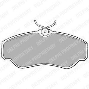 DELPHI LP913 Тормозные колодки для LAND ROVER RANGE ROVER II (Ленд ровер/лэнд ровер Рангэ ровер 2) DELPHI LP913 Тормозные колодки для LAND ROVER RANGE ROVER II (Ленд ровер/лэнд ровер Рангэ ровер 2)