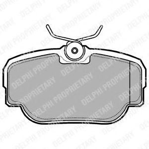 DELPHI LP914 Тормозные колодки для LAND ROVER RANGE ROVER II (Ленд ровер/лэнд ровер Рангэ ровер 2) DELPHI LP914 Тормозные колодки для LAND ROVER RANGE ROVER II (Ленд ровер/лэнд ровер Рангэ ровер 2)