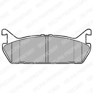 DELPHI LP931 Тормозные колодки для DAIHATSU APPLAUSE II (Дайхатсу Апплаусэ 2) DELPHI LP931 Тормозные колодки для DAIHATSU APPLAUSE II (Дайхатсу Апплаусэ 2)