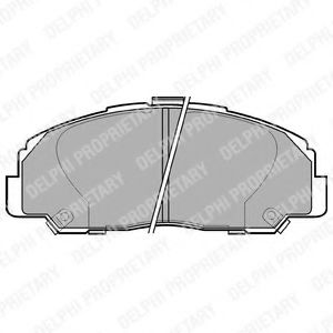 DELPHI LP944 Тормозные колодки для DAIHATSU FEROZA HARD TOP (Дайхатсу Фэроза хард топ) DELPHI LP944 Тормозные колодки для DAIHATSU FEROZA HARD TOP (Дайхатсу Фэроза хард топ)