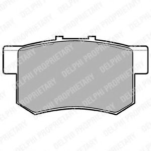 DELPHI LP948 Тормозные колодки для HONDA SHUTTLE (Хонда Шуттлэ) DELPHI LP948 Тормозные колодки для HONDA SHUTTLE (Хонда Шуттлэ)