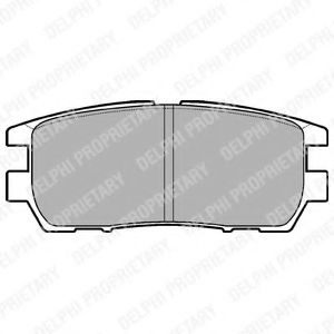 DELPHI LP954 Тормозные колодки для MITSUBISHI MONTERO (Митсубиши/митсубиси Монтэро) DELPHI LP954 Тормозные колодки для MITSUBISHI MONTERO (Митсубиши/митсубиси Монтэро)