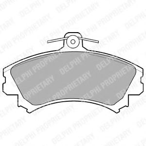 DELPHI LP993 Тормозные колодки для PROTON WAJA (Протон Важа) DELPHI LP993 Тормозные колодки для PROTON WAJA (Протон Важа)