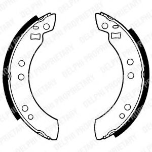 DELPHI LS1173 Тормозные колодоки для VOLVO 340-360 (Вольво 340-360) DELPHI LS1173 Тормозные колодоки для VOLVO 340-360 (Вольво 340-360)