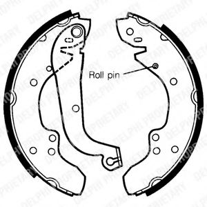 DELPHI LS1295 Тормозные колодоки 