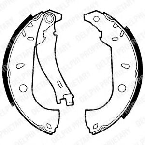 DELPHI LS1379 Тормозные колодоки для FIAT TEMPRA (Фиат Тэмпра) DELPHI LS1379 Тормозные колодоки для FIAT TEMPRA (Фиат Тэмпра)