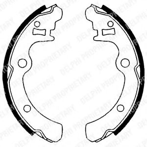 DELPHI LS1472 Тормозные колодоки для SUBARU (Субару) DELPHI LS1472 Тормозные колодоки для SUBARU (Субару)