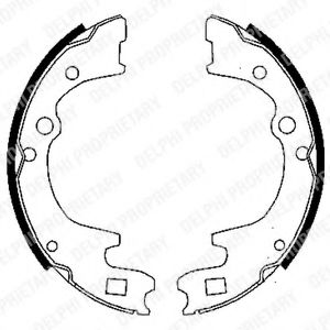 DELPHI LS1477 Тормозные колодоки для MAZDA E-SERIE (Мазда Э-сэриэ) DELPHI LS1477 Тормозные колодоки для MAZDA E-SERIE (Мазда Э-сэриэ)