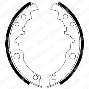 DELPHI LS1794 Тормозные колодоки 