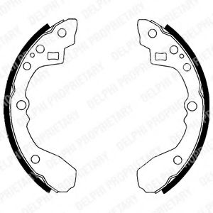 DELPHI LS1824 Тормозные колодоки для KIA MENTOR (Киа Мэнтор) DELPHI LS1824 Тормозные колодоки для KIA MENTOR (Киа Мэнтор)