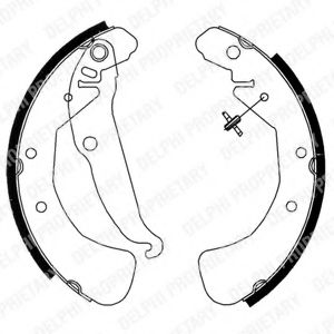 DELPHI LS1829 Тормозные колодоки для OPEL ASTRA A (Опель Астра а) DELPHI LS1829 Тормозные колодоки для OPEL ASTRA A (Опель Астра а)