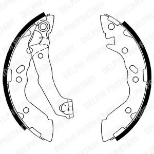 DELPHI LS1891 Тормозные колодоки 