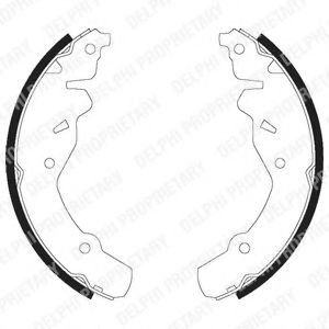 DELPHI LS1906 Тормозные колодоки 