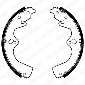 DELPHI LS1907 Тормозные колодоки 