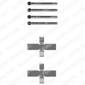 DELPHI LX0002 Комплектующие, колодки дискового тормоза для AUDI 100 (Ауди 100) DELPHI LX0002 Комплектующие, колодки дискового тормоза для AUDI 100 (Ауди 100)