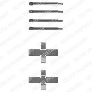 DELPHI LX0008 Комплектующие, колодки дискового тормоза для AUDI 80 (Ауди 80) DELPHI LX0008 Комплектующие, колодки дискового тормоза для AUDI 80 (Ауди 80)