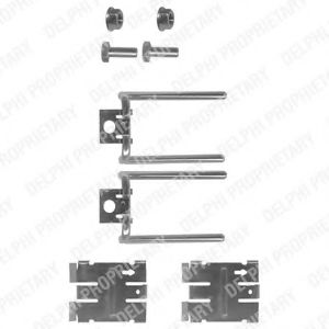 DELPHI LX0021 Комплектующие, колодки дискового тормоза для VOLKSWAGEN (Фольксваген) DELPHI LX0021 Комплектующие, колодки дискового тормоза для VOLKSWAGEN (Фольксваген)