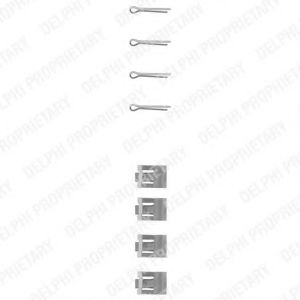 DELPHI LX0027 Комплектующие, колодки дискового тормоза для FORD FIESTA (Форд Фиэста) DELPHI LX0027 Комплектующие, колодки дискового тормоза для FORD FIESTA (Форд Фиэста)