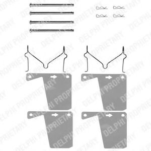 DELPHI LX0028 Комплектующие, колодки дискового тормоза для FORD GRANADA (Форд Гранада) DELPHI LX0028 Комплектующие, колодки дискового тормоза для FORD GRANADA (Форд Гранада)