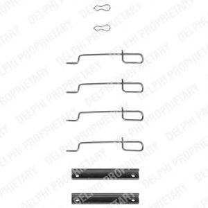 DELPHI LX0044 Комплектующие, колодки дискового тормоза для PEUGEOT 205 II (Пежо 205 2) DELPHI LX0044 Комплектующие, колодки дискового тормоза для PEUGEOT 205 II (Пежо 205 2)