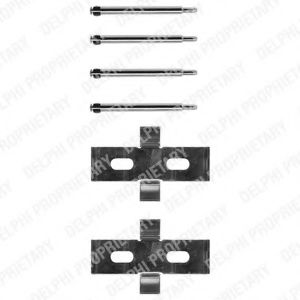 DELPHI LX0050 Комплектующие, колодки дискового тормоза для MERCEDES-BENZ SL (Мэрcэдэс-бэнз Сл) DELPHI LX0050 Комплектующие, колодки дискового тормоза для MERCEDES-BENZ SL (Мэрcэдэс-бэнз Сл)