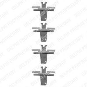 DELPHI LX0058 Комплектующие, колодки дискового тормоза для HONDA (Хонда) DELPHI LX0058 Комплектующие, колодки дискового тормоза для HONDA (Хонда)