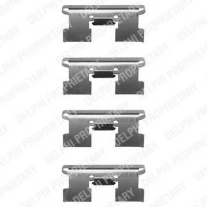 DELPHI LX0059 Комплектующие, колодки дискового тормоза для HONDA (Хонда) DELPHI LX0059 Комплектующие, колодки дискового тормоза для HONDA (Хонда)