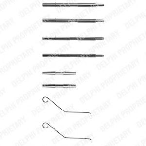 DELPHI LX0068 Комплектующие, колодки дискового тормоза для IVECO DAILY II (Ивеко Даилъ 2) DELPHI LX0068 Комплектующие, колодки дискового тормоза для IVECO DAILY II (Ивеко Даилъ 2)