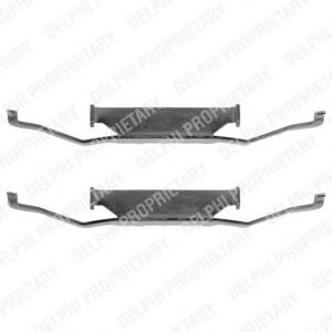 DELPHI LX0074 Комплектующие, колодки дискового тормоза для BMW (Бмв) DELPHI LX0074 Комплектующие, колодки дискового тормоза для BMW (Бмв)