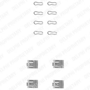 DELPHI LX0075 Комплектующие, колодки дискового тормоза для FIAT (Фиат) DELPHI LX0075 Комплектующие, колодки дискового тормоза для FIAT (Фиат)