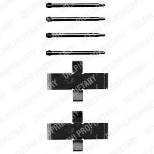 DELPHI LX0090 Комплектующие, колодки дискового тормоза для BMW 7 (Бмв 7) DELPHI LX0090 Комплектующие, колодки дискового тормоза для BMW 7 (Бмв 7)