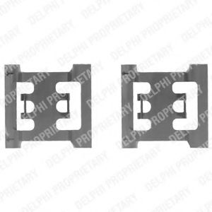 DELPHI LX0092 Комплектующие, колодки дискового тормоза для VOLVO 960 (Вольво 960) DELPHI LX0092 Комплектующие, колодки дискового тормоза для VOLVO 960 (Вольво 960)