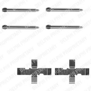 DELPHI LX0095 Комплектующие, колодки дискового тормоза для KIA MENTOR (Киа Мэнтор) DELPHI LX0095 Комплектующие, колодки дискового тормоза для KIA MENTOR (Киа Мэнтор)