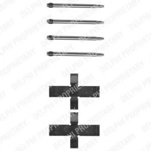 DELPHI LX0109 Комплектующие, колодки дискового тормоза для AUDI 100 (Ауди 100) DELPHI LX0109 Комплектующие, колодки дискового тормоза для AUDI 100 (Ауди 100)