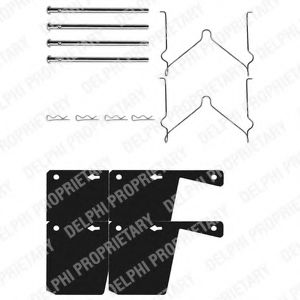 DELPHI LX0111 Комплектующие, колодки дискового тормоза для FORD GRANADA (Форд Гранада) DELPHI LX0111 Комплектующие, колодки дискового тормоза для FORD GRANADA (Форд Гранада)