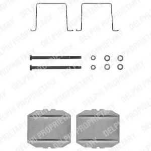 DELPHI LX0122 Комплектующие, колодки дискового тормоза для CITROëN (Cитроëн) DELPHI LX0122 Комплектующие, колодки дискового тормоза для CITROëN (Cитроëн)